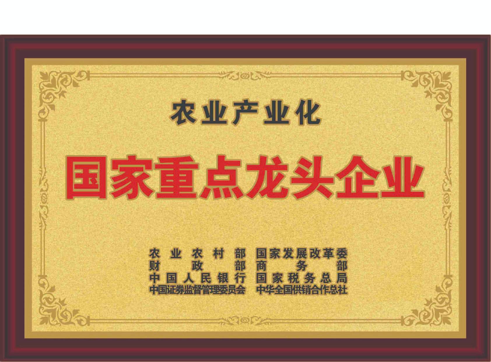 农业产业化国家重点龙头企业